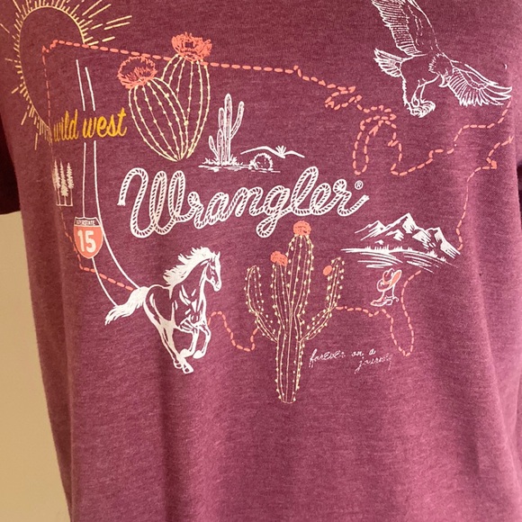 Wrangler TShirt size Small excellent condition - Picture 2 of 5